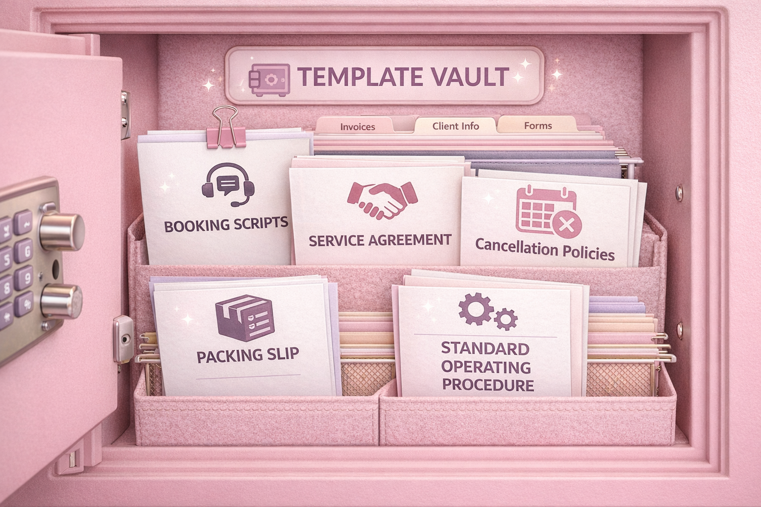 Template Vault mockup